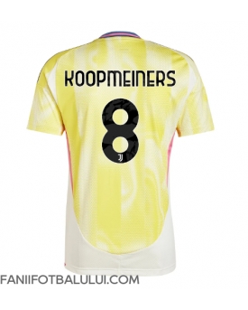 Juventus Teun Koopmeiners #8 Tricou Fotbal Replică 2024-25 Barbati Deplasare